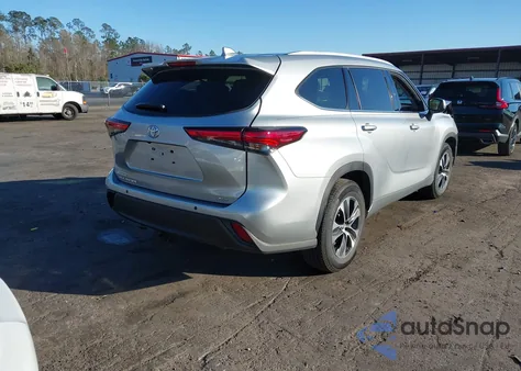 2022 Toyota Highlander Xle из США, поврежденный, VIN 5TDGZRAHXNS099704